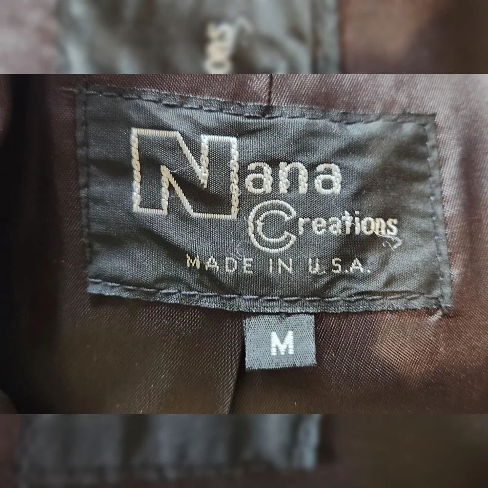 Vintage Nana Creation Faux Fur Vest Sz M - Picture 6 of 7
